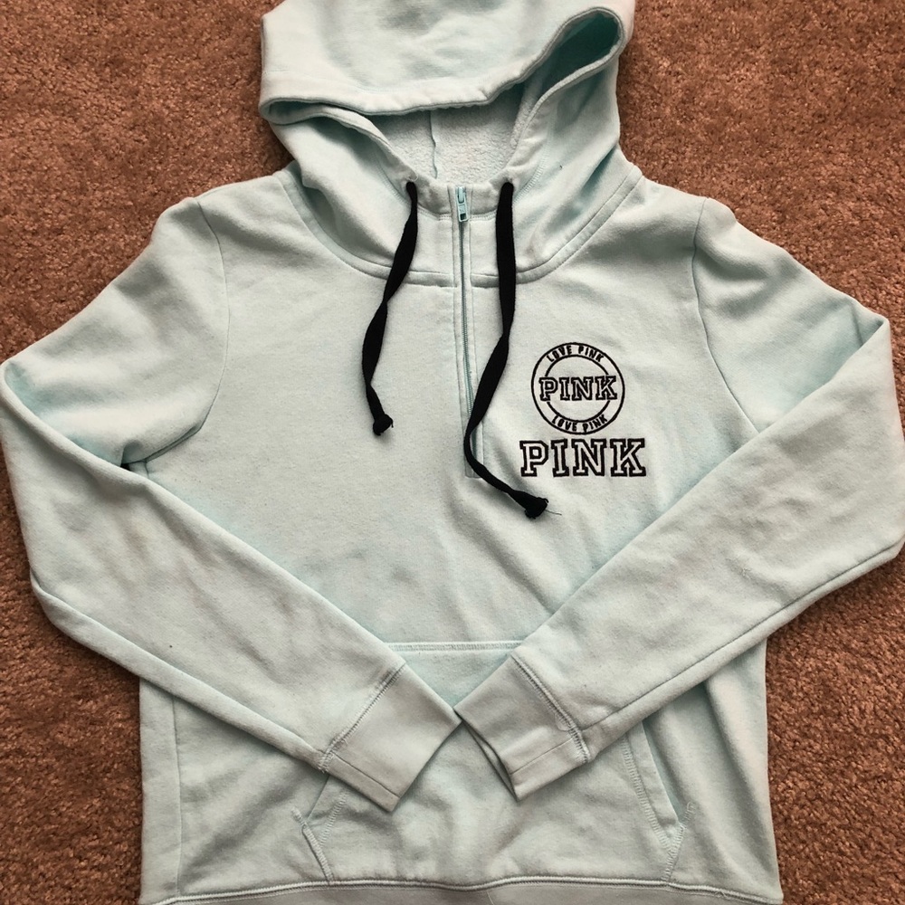 Victoria’s Secret PINK light blue hoodie